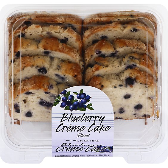 Olsons Baking Company Sliced Blueberry Creme Cake - 16 Oz.