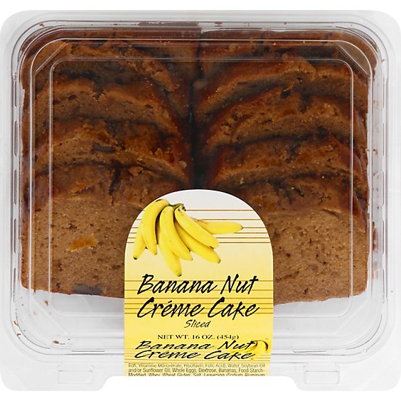Olsons Baking Company Sliced Banana Nut Creme Cake - 16 Oz.