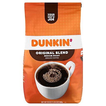 Dunkin Donuts Coffee Ground Medium Roast Original Blend - 20 Oz - Image 2