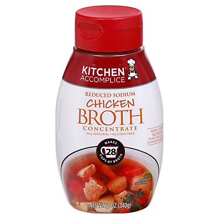 Kitchen Accomplice Broth Concentrate Reduced Sodium Chicken - 12 Oz - Image 1