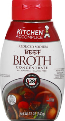 Kitchen Accomplice Broth Concentrate Reduced Sodium Beef - 12 Oz - Image 2