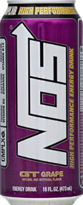 NOS Energy Drink High Performance Grape - 16 Fl. Oz. - Image 2