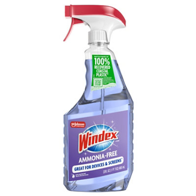 Windex Ammonia Free Crystal Rain Scent Glass Cleaner Spray Bottle - 23 Fl. Oz. - Image 1