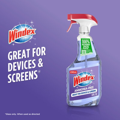 Windex Ammonia Free Crystal Rain Scent Glass Cleaner Spray Bottle - 23 Fl. Oz. - Image 4