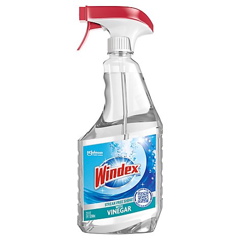 Windex Glass Cleaner Trigger With Ocean Plastic Bottle Vinegar 23 fl oz