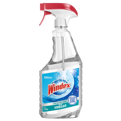 Windex Glass Cleaner Trigger With Ocean Plastic Bottle Vinegar 23 fl oz