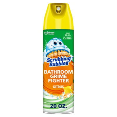 Scrubbing Bubbles Bathroom Grime Fighter Citrus Bathroom Disinfectant Aerosol - 20 Oz - Image 2