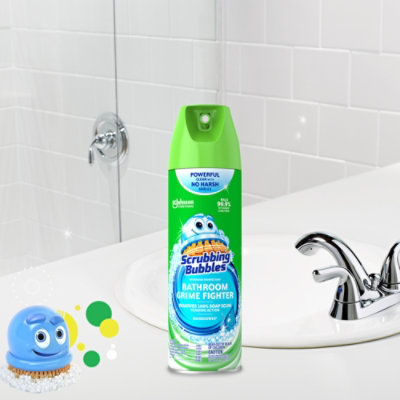 Scrubbing Bubbles Bathroom Grime Fighter Rainshower Bathroom Disinfectant Aerosol - 20 Oz - Image 3