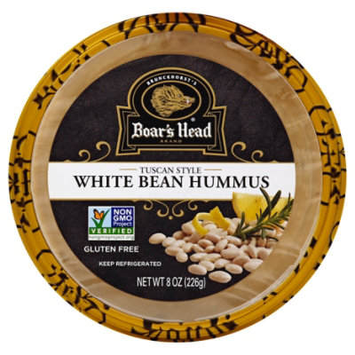 Boars Head Hummus Tuscan White Bean - 10 Oz