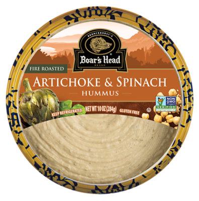 Boars Head Hummus Artichoke Spinach - 10 Oz
