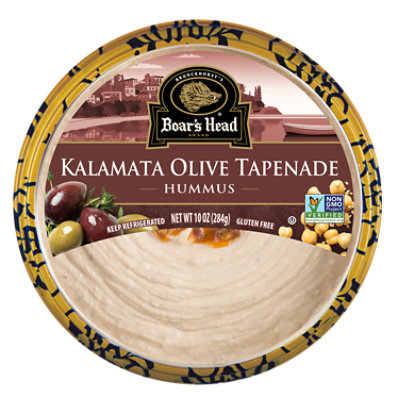 Boars Head Hummus Kalamata Olive - 10 Oz - Image 1