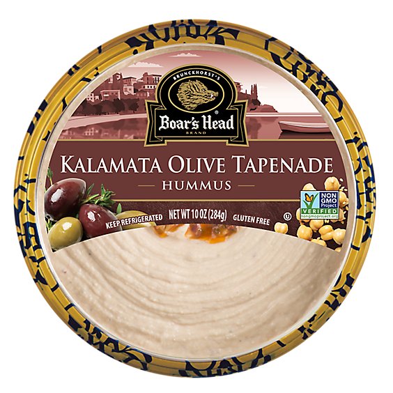Boars Head Hummus Kalamata Olive - 10 Oz