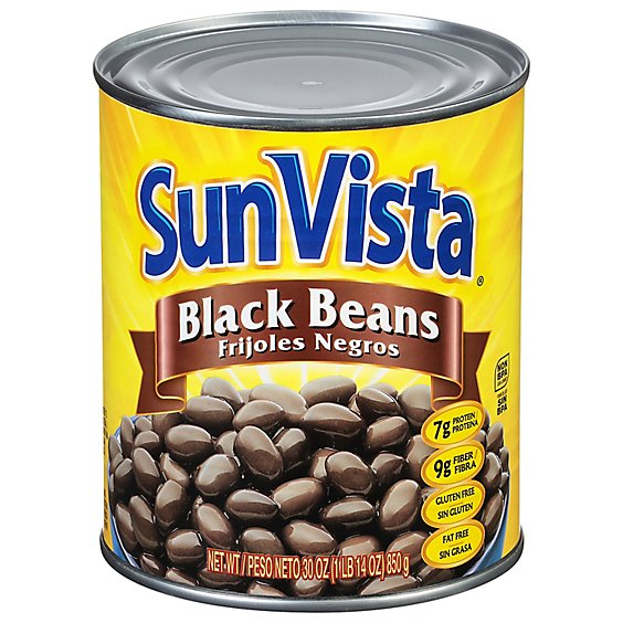 Sun Vista Beans Black - 30 Oz