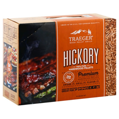 10lb Hickory Wood Pellet Box - 10 Lb