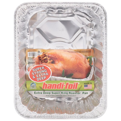 EZ Foil Super Roaster Heavy Duty Foil Roaster Pan, Up to 25 Pound Capacity,  1 Count