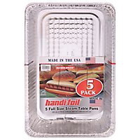 Handi-foil Steam Table Pans Full Size - 5 Count - Image 3