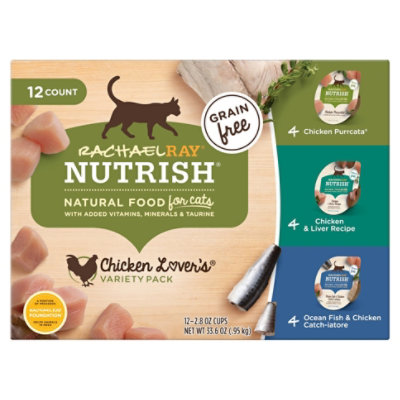 Rachael Ray Nutrish Food for Cats Chicken Lovers Variety Pack - 12-2.8 Oz - Image 3