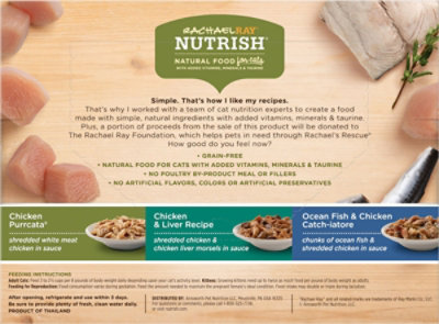 Rachael Ray Nutrish Food for Cats Chicken Lovers Variety Pack - 12-2.8 Oz - Image 5