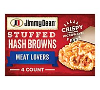 Jimmy Dean Meat Lovers Stuffed Hash Browns 4 Count - 15 Oz