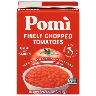 Pomi Tomatoes Chopped 100% Italian All Natural Finely - 26.46 Oz - Image 2