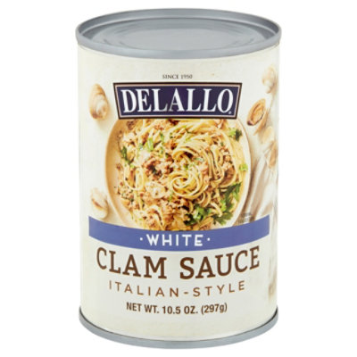 Delallo Seafoods Clam Sce White - 10.5 Oz