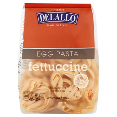 DeLallo Pasta Egg Fettuccine 6 Nests Box - 8.8 Oz - Image 3