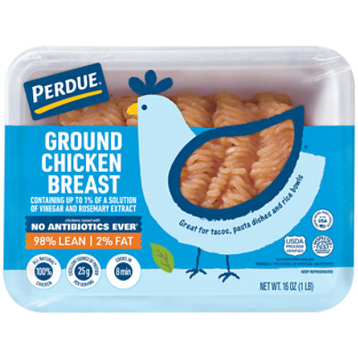 PERDUE Fresh Ground Chicken Breast No Antibiotics Ever Meat Traypack - 16 Oz - Image 1