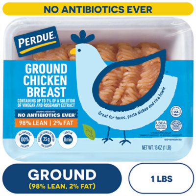 PERDUE Fresh Ground Chicken Breast No Antibiotics Ever Meat Traypack - 16 Oz - Image 2