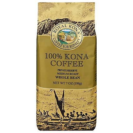 Royal Kona Coffee Private Reserve Whole Bean Medium Roast - 7 Oz - Image 3