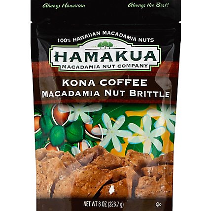 Hamakua Kona Coffee Macadamia Nut Brittle - 8 Oz - Image 2