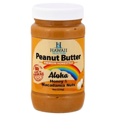Hawaii Selection Peanut Butter Macadamia Nut 8 Oz Vons