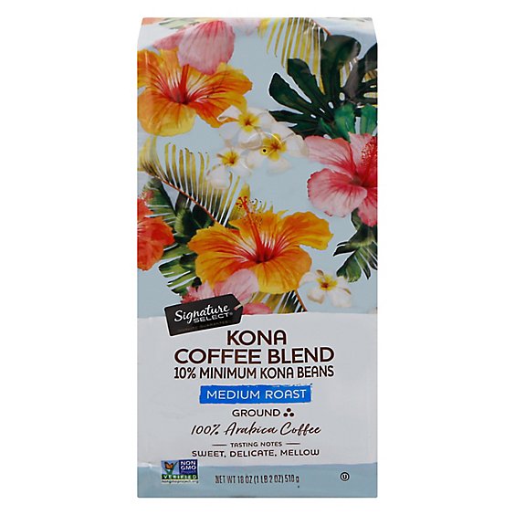 Kona Joe Coffee Kona Beans Medium Roast - 8 Oz