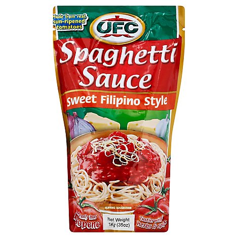 Ufc Spaghetti Sauce Sweet Filipino Style - 35 Oz