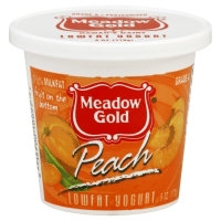 Meadow Gold Peach Yogurt - 6 Oz - Safeway