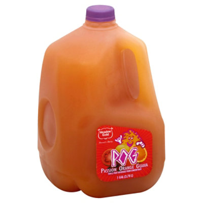 Meadow Gold Passion Orange Guava Juice Chilled 128 Fl Oz Safeway