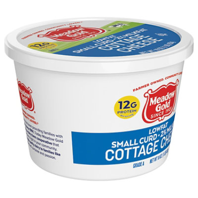 Meadow Gold Viva 2% Lowfat Small Curd Cottage Cheese Plastic Cup - 16 Oz - Image 2