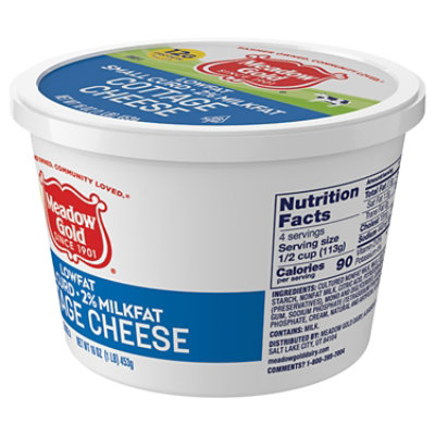 Meadow Gold Viva 2% Lowfat Small Curd Cottage Cheese Plastic Cup - 16 Oz - Image 4