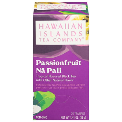 Hawaiian Islands Tea Company Tropical Black Tea Passion Fruit Na Pali 20 Count - 1.27 Oz - Image 3