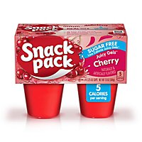 Snack Pack Juicy Gels Sugar Free Cherry - 4-3.25 Oz - Image 2
