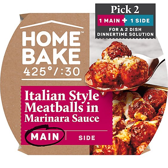 Home Bake Italian Meatballs Frozen Entree - 22.2 Oz.