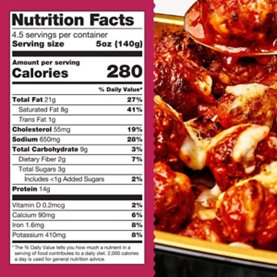 HomeBake 425°/:30 Italian Style Meatballs in Marinara Sauce Frozen Main - 22.2 Oz - Image 5