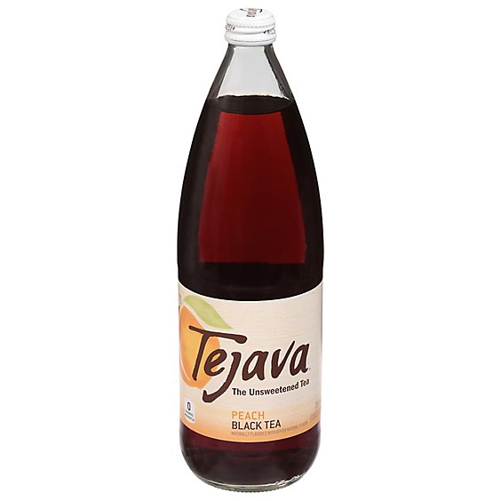 Tejava Ice Tea Peach Unsweetened - 33.8 Fl. Oz.