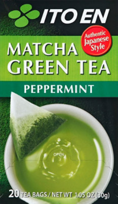 Ito En Matcha Green Tea - Peppermint 20count - 1.05 Oz - Image 2