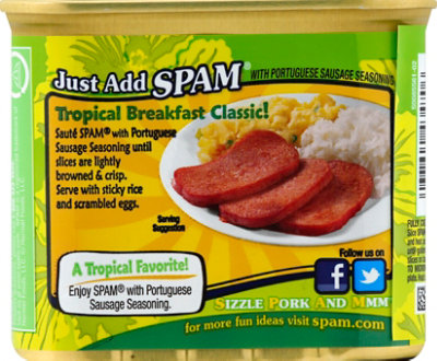 SPAM With Portuguese Sausage Seasoning - 12 Oz - Image 3