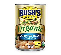 BUSH'S BEST Organic Garbanzo Beans - 15 Oz