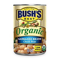 BUSH'S BEST Organic Garbanzo Beans - 15 Oz - Image 1