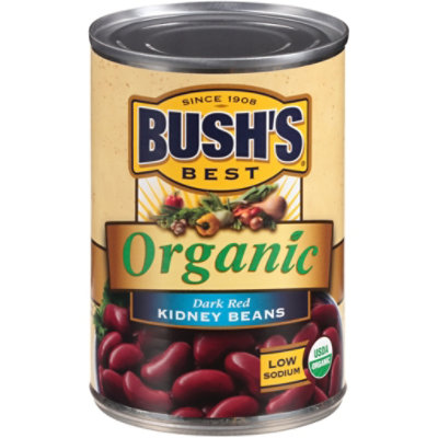 Bush's Organic Dark Red Kidney Beans - 15 Oz - Image 5