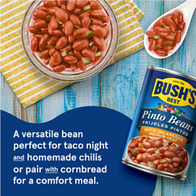 Bush's Pinto Beans with Jalapenos - 16 Oz - Image 2