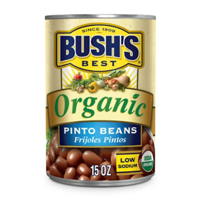 Bush's Organic Pinto Beans - 15 Oz - Image 1