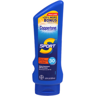 Coppertone Bonus Sport Lotion Spf 30 - 8.75 Oz - Image 1